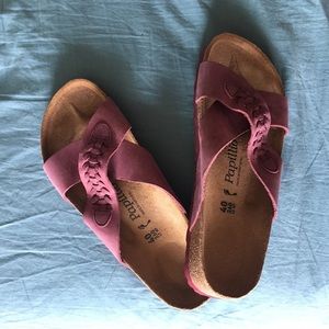 Like new Mauve Birkenstock Papillios